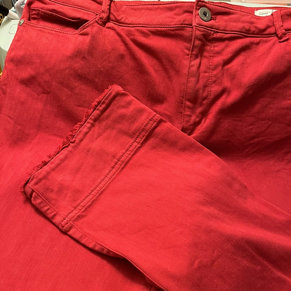 J.Jill Authentic Fit Denim Cropped Jeans